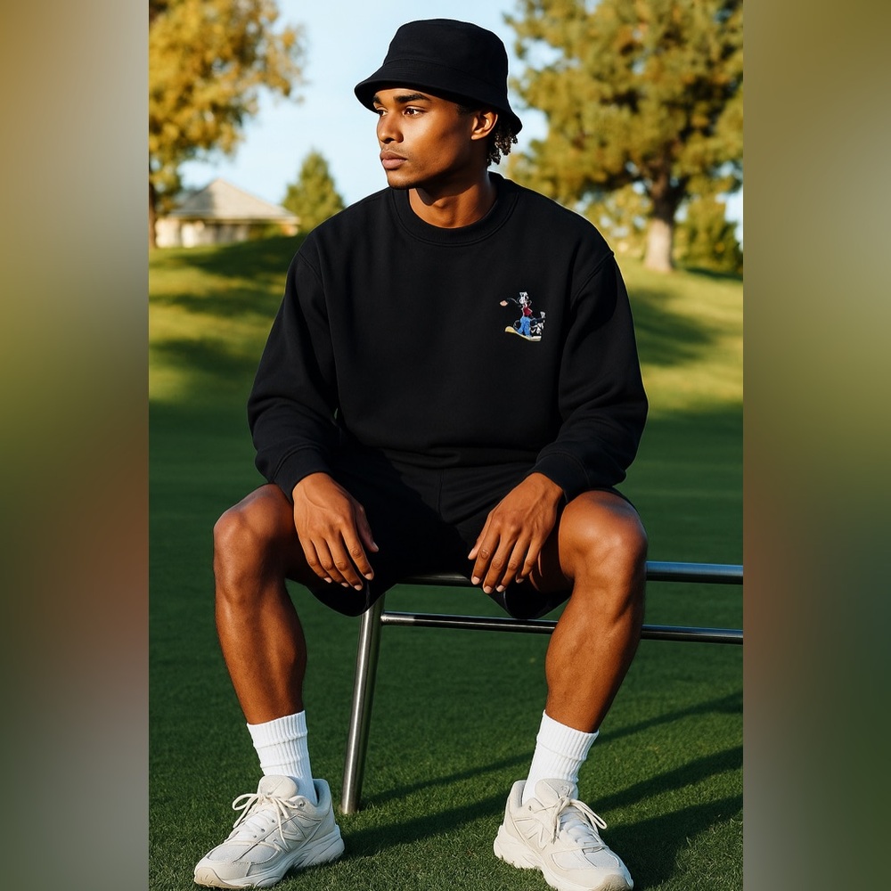 Vintage Black M&M’s Graphic Golf Themed Collectable Sweater